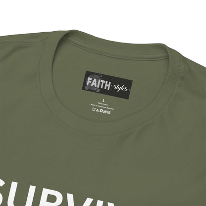 Funny Parent Survival Unisex T-Shirt | Gift for New Parents | Parenting Humor Tee | Casual Wear | Holiday Gift Idea
