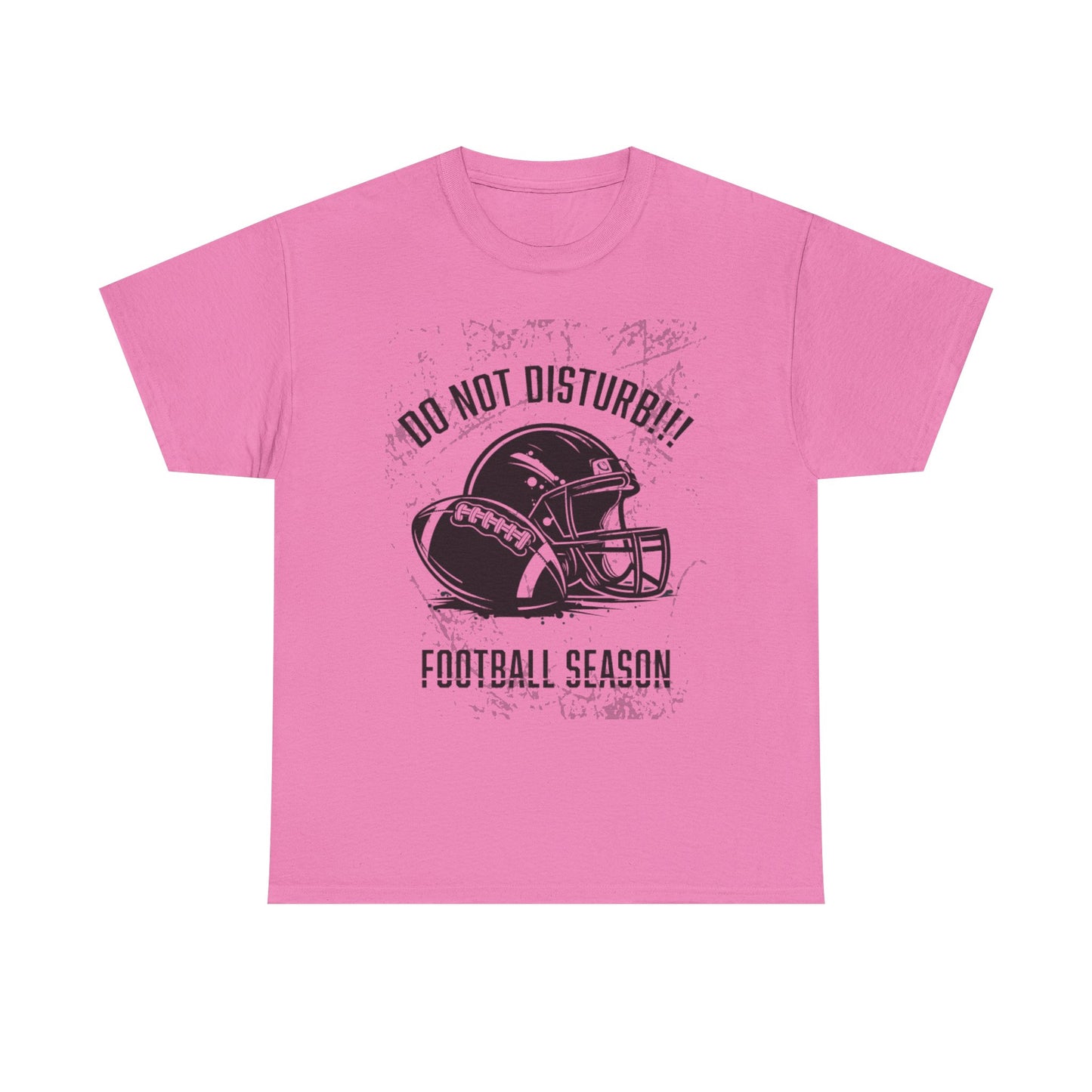 Football Season Do Not Disturb Tee, Male's Cotton Shirt, Sports Fan Gift, Game Day Apparel, Casual Wear, Football Lovers