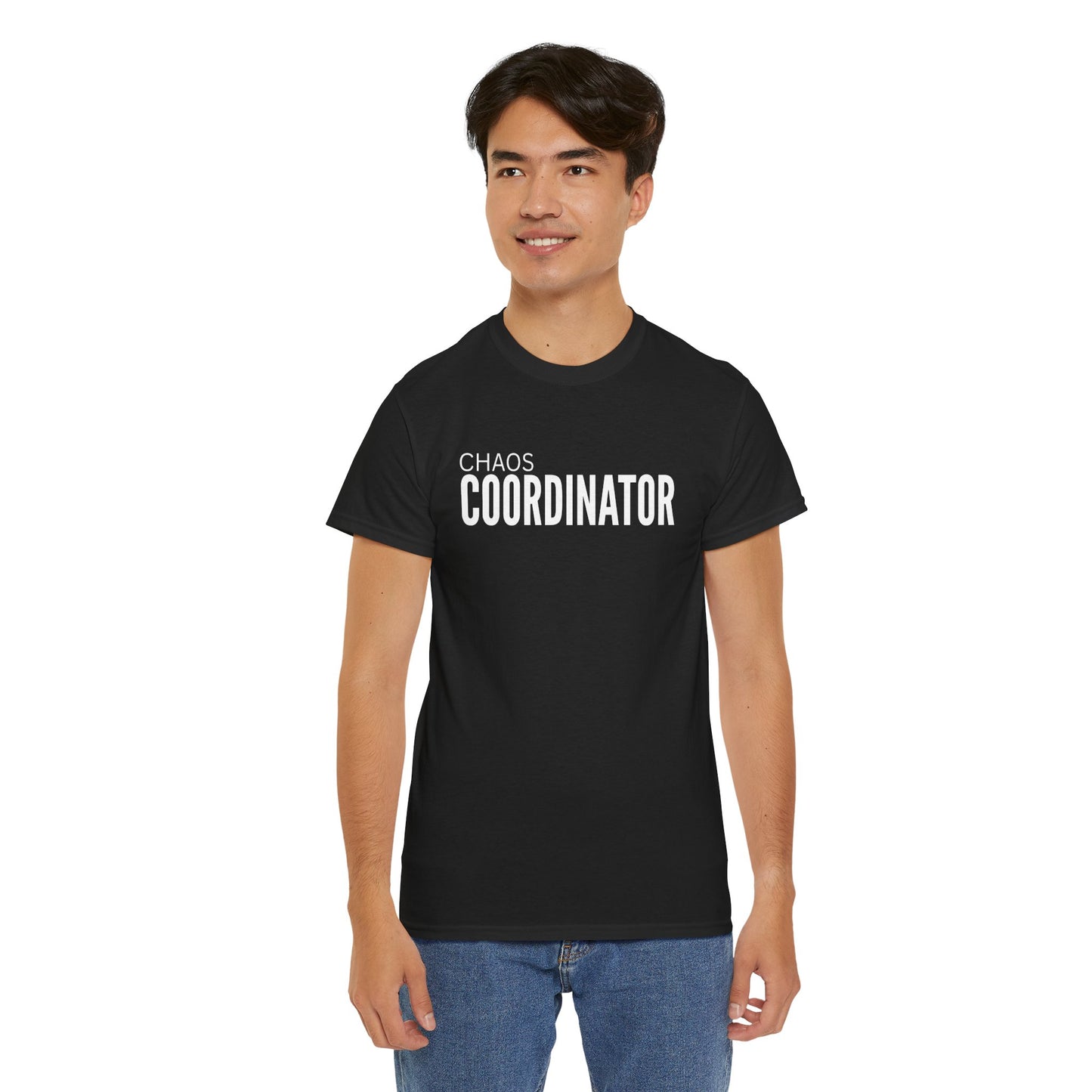 Chaos Coordinator Unisex Cotton Tee, Funny T-Shirt for Moms, Gift for Event Planners, Casual Wear, Birthday Present