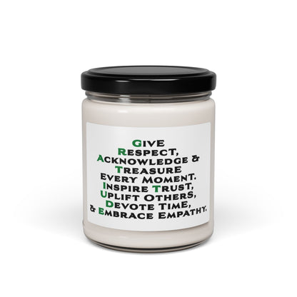 FaithStyles “Gratitude” Scented Soy Candle – Self-Care, Mindfulness & Home Decor