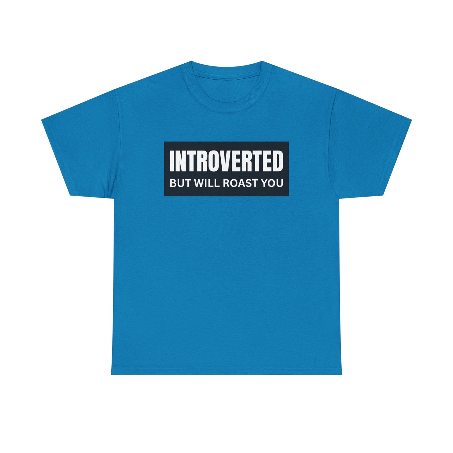 Introverted But Will Roast You Male Tee, Funny T-Shirt for Introverts, Perfect Gift for Friends, Humorous Apparel, Great for Casual [...]