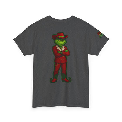 Grinch Inspired in Red Suit Tee — "Nah, I’m Money" Christmas Graphic T-Shirt