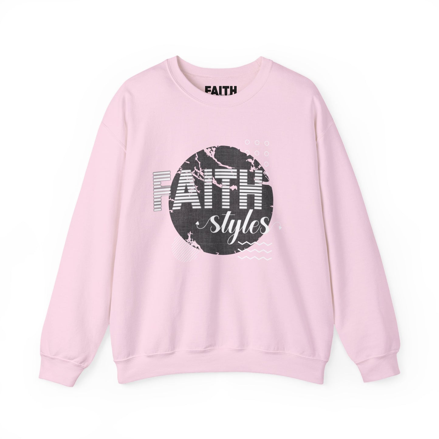 Faith Styles Unisex Heavy Blend™ Crewneck Sweatshirt - Cozy Spiritual Apparel for Everyday Wear, Gift for Friends, Comfort