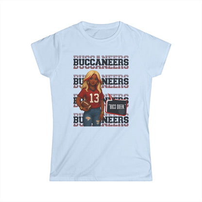 Stylish Buccaneers Women's Tee, Football Fan Shirt, Game Day Outfit, Sports Apparel, Casual Wear, Unique Gift