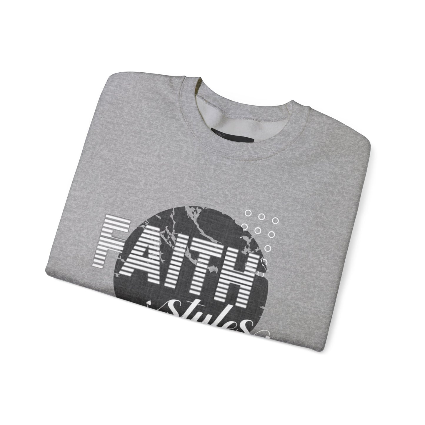 Faith Styles Unisex Heavy Blend™ Crewneck Sweatshirt - Cozy Spiritual Apparel for Everyday Wear, Gift for Friends, Comfort
