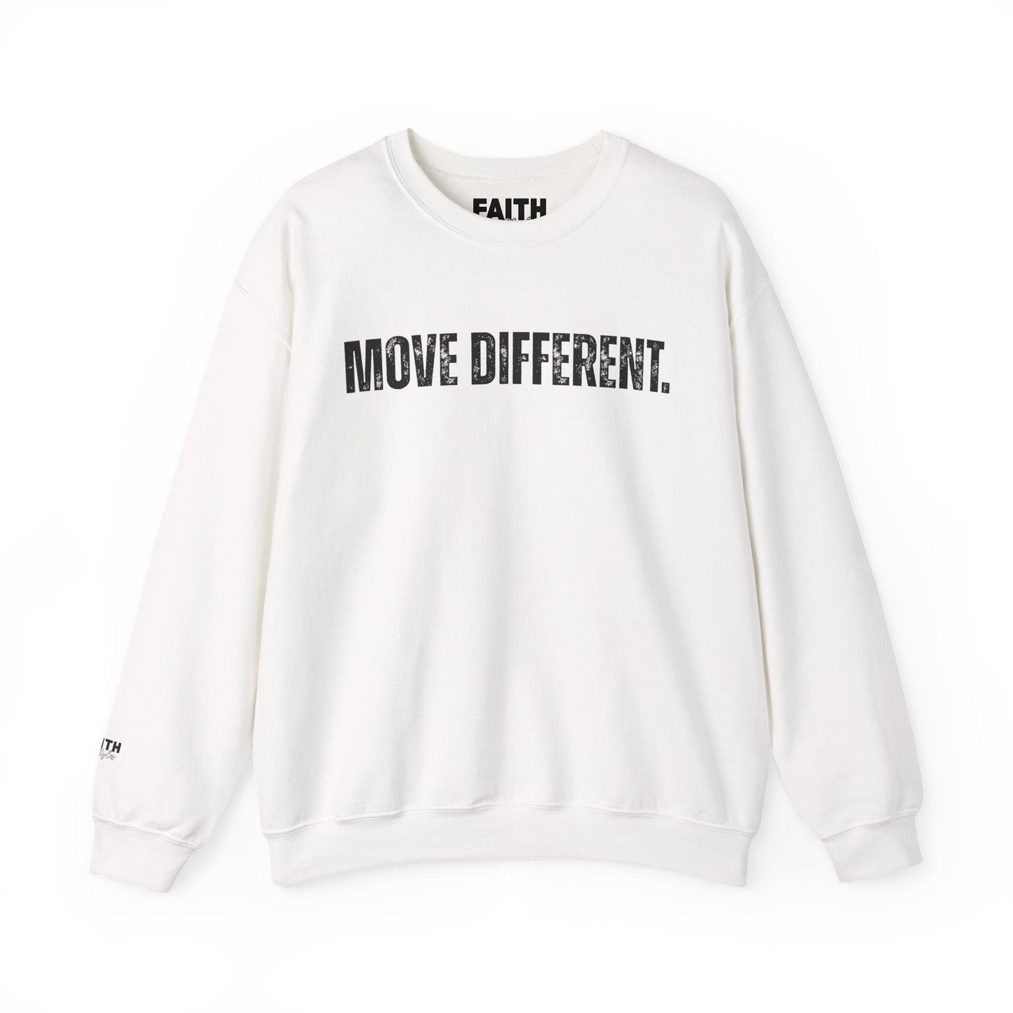 MOVE DIFFERENT. Unisex Crewneck Sweatshirt | Faith Styles®