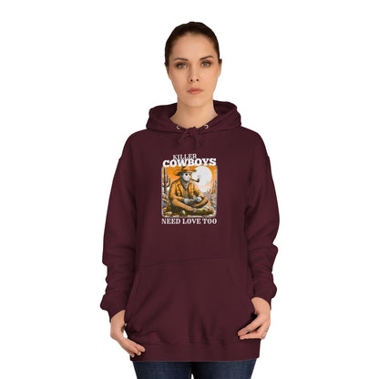 Unisex College Hoodie, Killer Cowboys