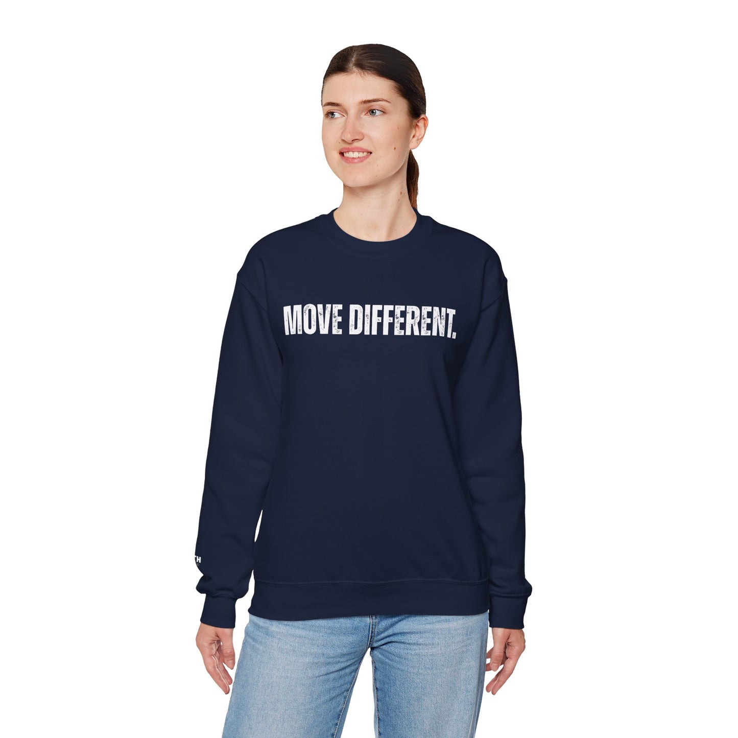 MOVE DIFFERENT. Unisex Crewneck Sweatshirt | Faith Styles®