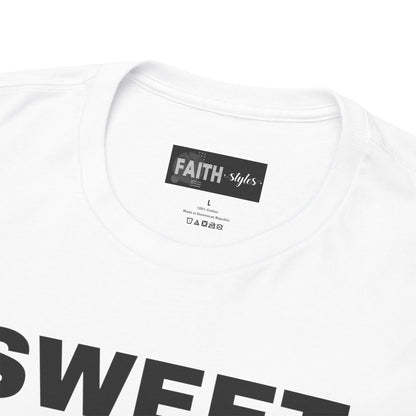 Sweet but Savage Grandma Cotton Tee | Fun Gift for Trendsetters, Everyday Wear, Birthday Party, and Casual Outings