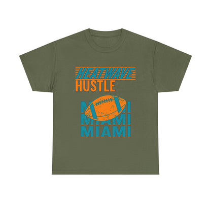 Miami Heatwave Hustle Male Heavy Cotton Tee, Sportswear, Football Shirt, [...]