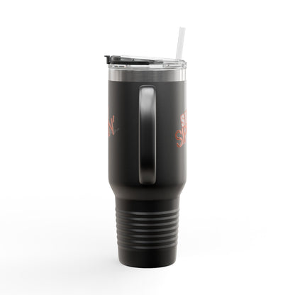 Insulated Travel Mug for On-the-Go, Stay Sippin' Coffee Cup, 40oz Beverage Tumbler, Perfect for Road Trips, Gifts for Her, Summer Travel