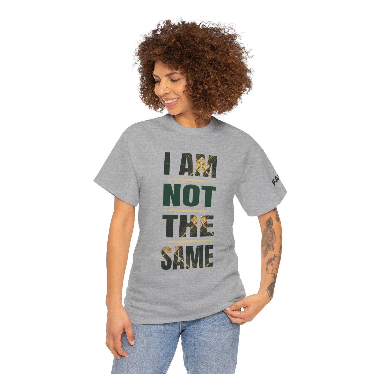 FaithStyles I Am Not The Same Tee — Inspirational Statement T-Shirt