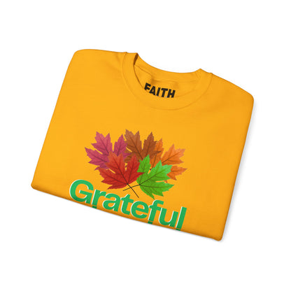 Grateful AF Crewneck Sweatshirt | Cozy Fall Apparel, Thanksgiving Gift, Autumn Vibes, Unisex Sweatshirt, Warm Layer