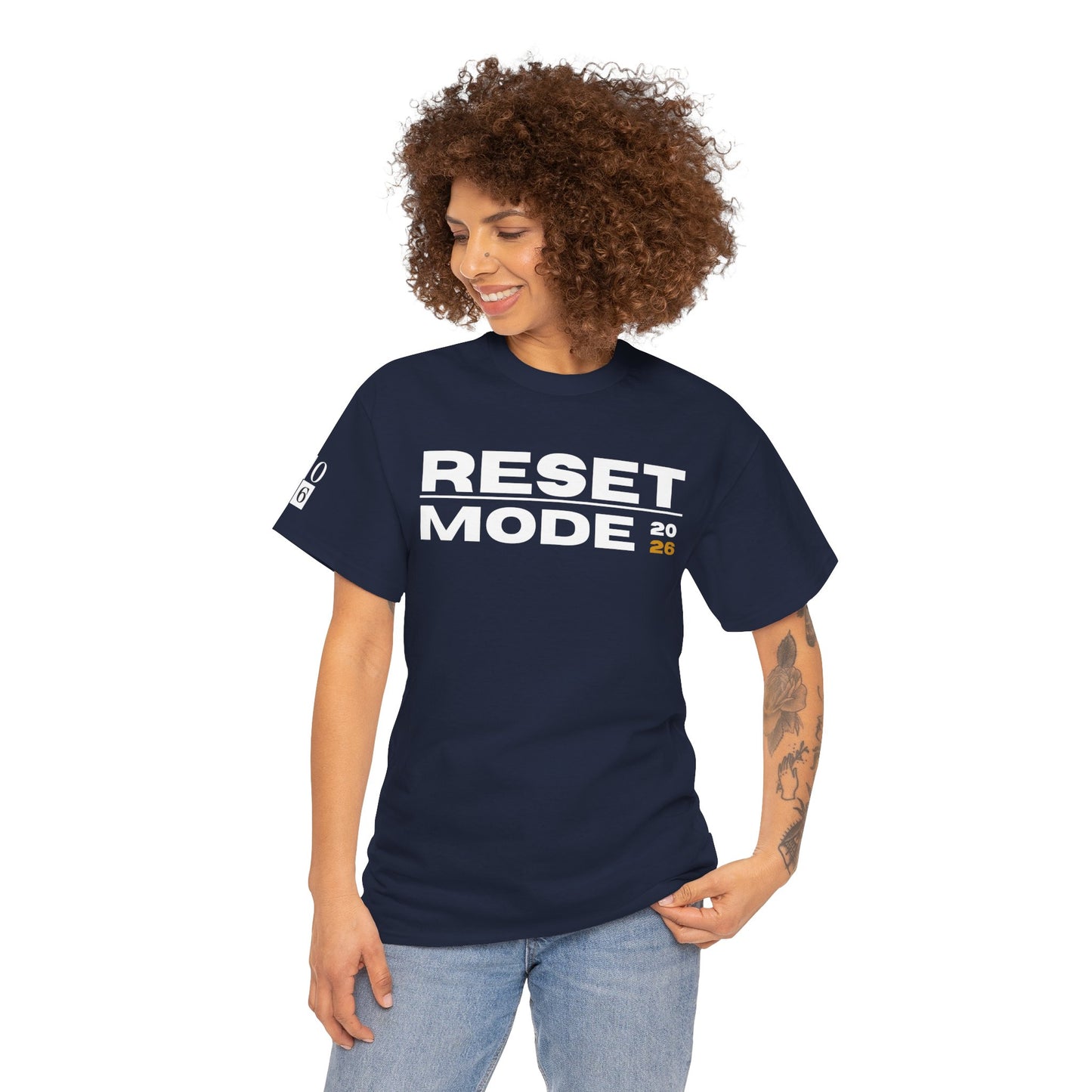 Reset Mode 2026 T-Shirt — Motivational Graphic Tee