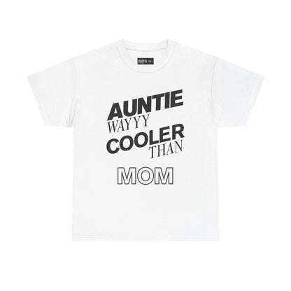 Cool Aunt Unisex Tee - Perfect Gift for Auntie, Family Gatherings, Fun Casual Wear, Birthday Celebration, Mother's Day