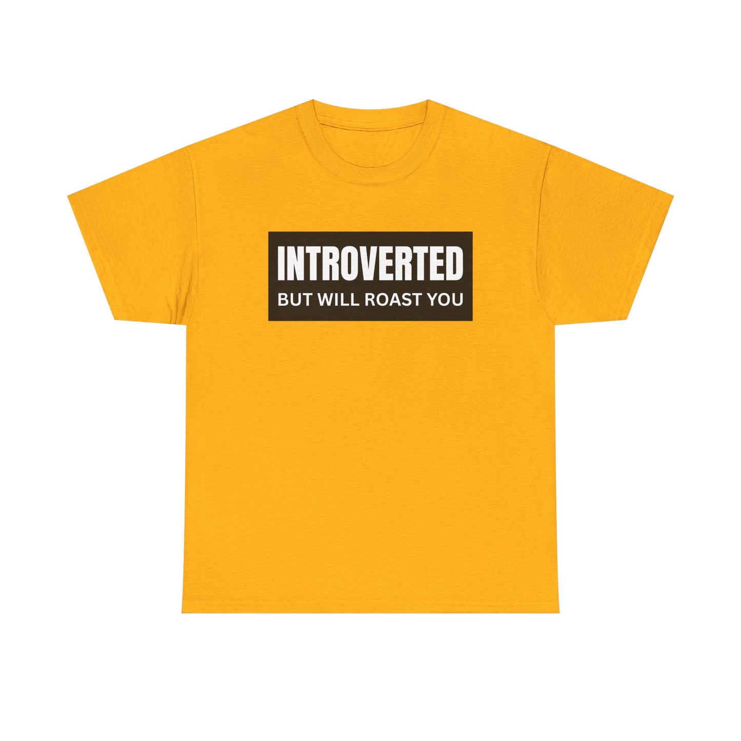 Introverted But Will Roast You Male Tee, Funny T-Shirt for Introverts, Perfect Gift for Friends, Humorous Apparel, Great for Casual [...]