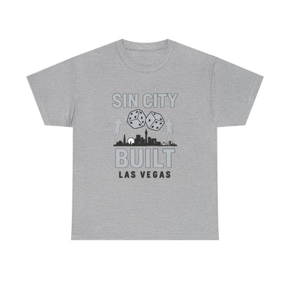 Las Vegas Built Tee, Male Cotton T-Shirt, Sin City Apparel, Casino Lover [...]