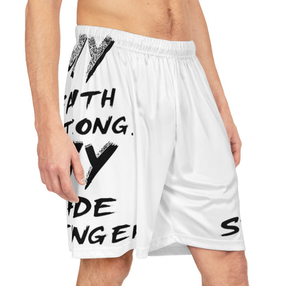 Motivational Men's Basketball Shorts, Performance Athletic Wear, Comfortable Daily Shorts for Sports and Workout, Perfect for Fitness
