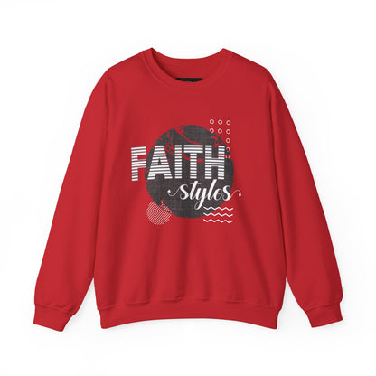 Faith Styles Unisex Heavy Blend™ Crewneck Sweatshirt - Cozy Spiritual Apparel for Everyday Wear, Gift for Friends, Comfort