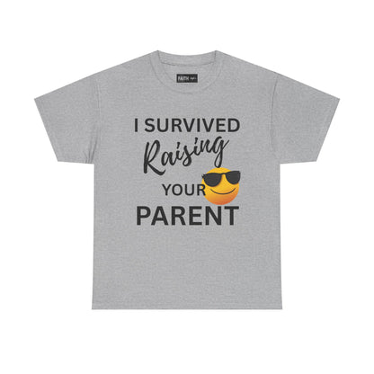 Funny Parent Survival Unisex T-Shirt | Gift for New Parents | Parenting Humor Tee | Casual Wear | Holiday Gift Idea