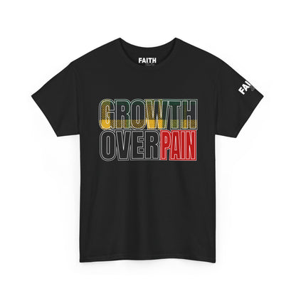 FaithStyles Growth Over Pain T‑Shirt — Motivational Graphic Tee
