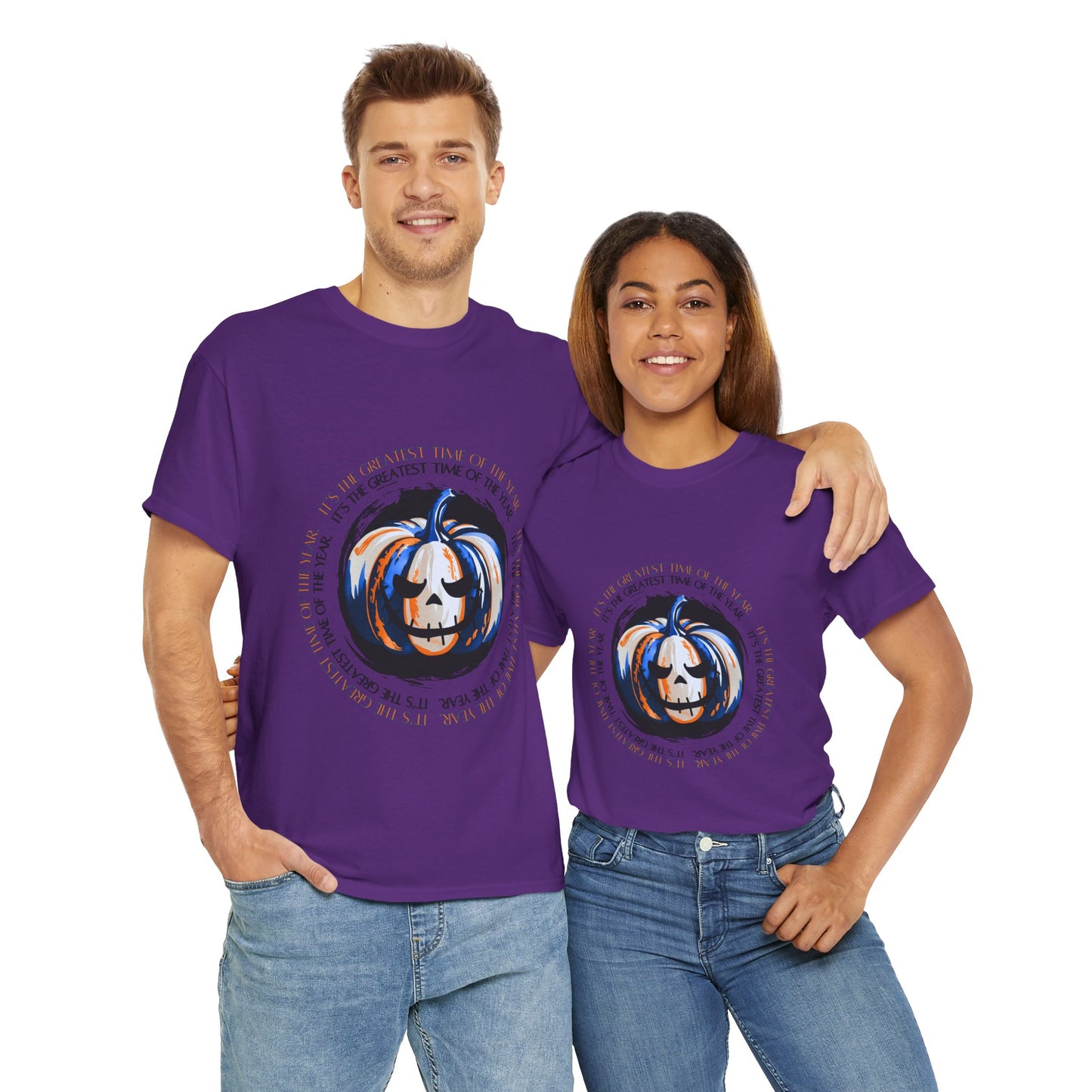 Halloween Pumpkin Tee, Unisex Halloween Shirt, Spooky Fall Apparel, Autumn Outfit, Trick or Treat Gift