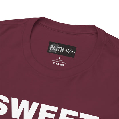 Sweet but Savage Grandma Cotton Tee | Fun Gift for Trendsetters, Everyday Wear, Birthday Party, and Casual Outings
