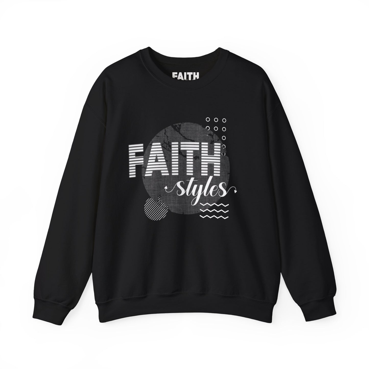 Faith Styles Unisex Heavy Blend™ Crewneck Sweatshirt - Cozy Spiritual Apparel for Everyday Wear, Gift for Friends, Comfort