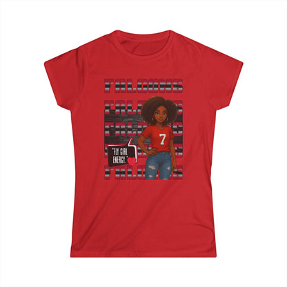 Falcons Fan Women's Softstyle Tee, Casual Sportswear, Perfect for Game Day, Gifts for Her, Unique Pride Shirt