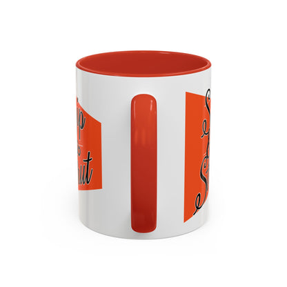 Accent Coffee Mug (11, 15oz) - Sip & Strut Design, Perfect Gift for Coffee Lovers, Home Office Decor, Unique Holiday Present, Ceramic [...]