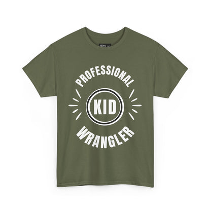 Professional Kid Wrangler T-Shirt, Fun Parenting Tee, Family Event Shirt, Gift for Moms & Dads, Kids Activities Apparel