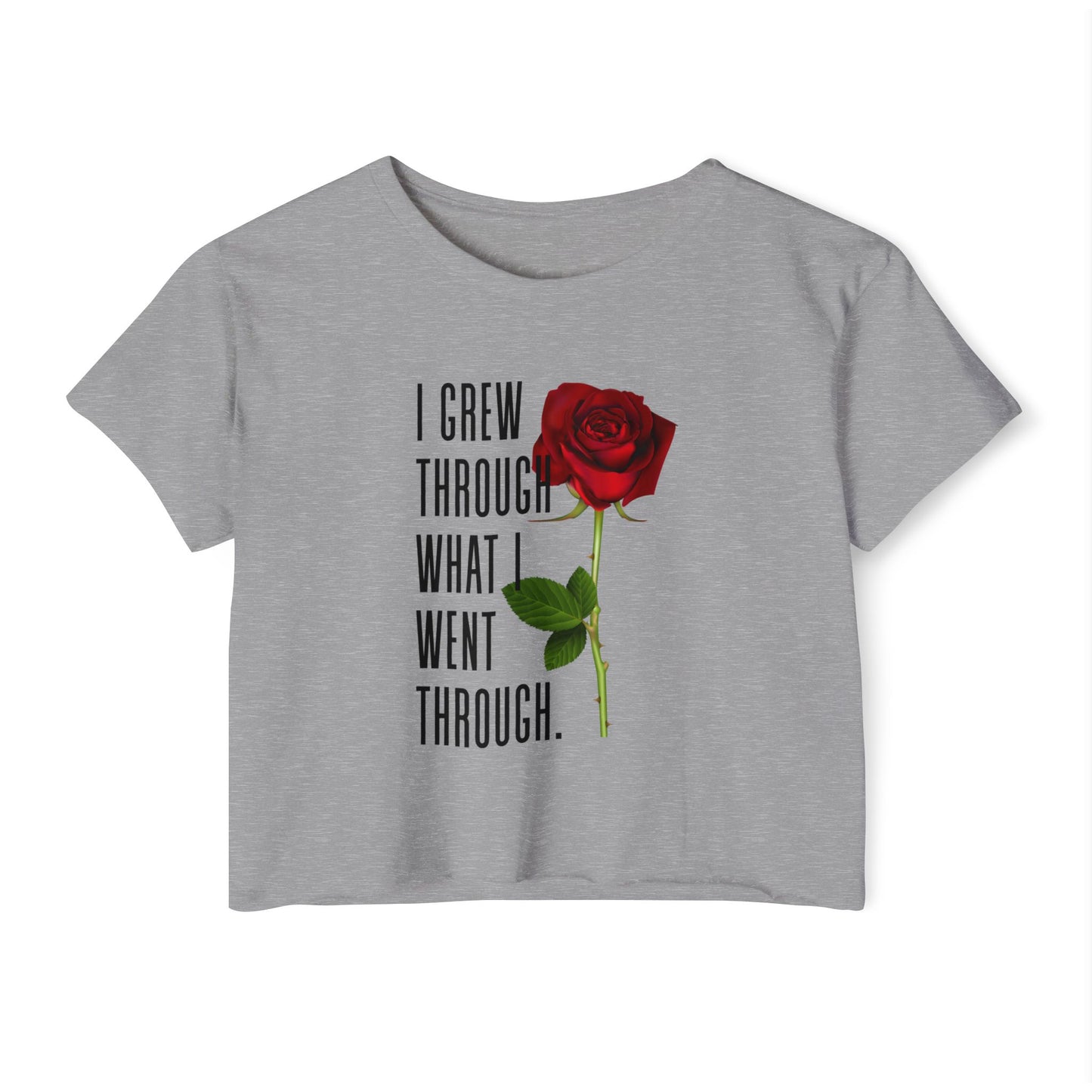 Empowering Women's Festival Crop Top, Inspirational Shirt, Gift for Her, Summer Fashion, Bohemian Style, Affirmation Tee