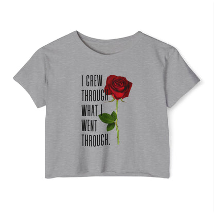 Empowering Women's Festival Crop Top, Inspirational Shirt, Gift for Her, Summer Fashion, Bohemian Style, Affirmation Tee