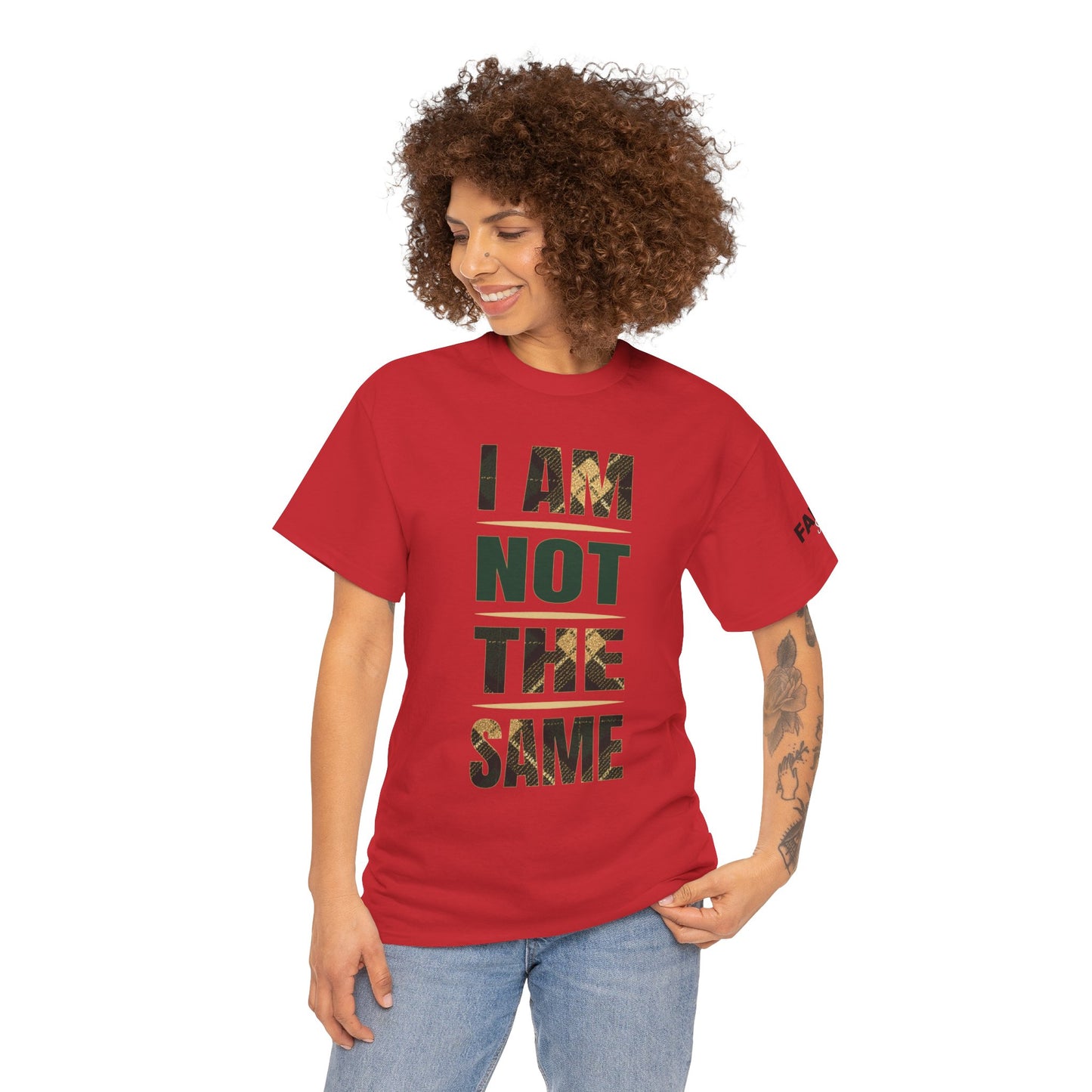 FaithStyles I Am Not The Same Tee — Inspirational Statement T-Shirt