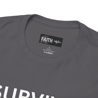 Funny Parent Survival Unisex T-Shirt | Gift for New Parents | Parenting Humor Tee | Casual Wear | Holiday Gift Idea