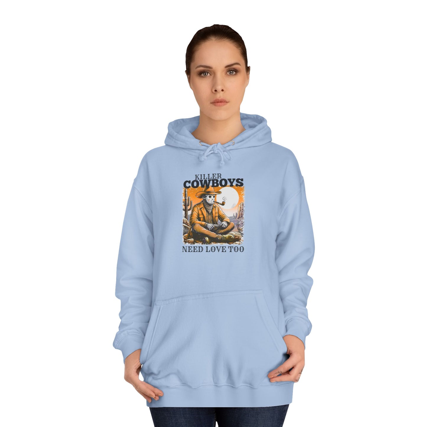 Unisex College Hoodie, Killer Cowboys