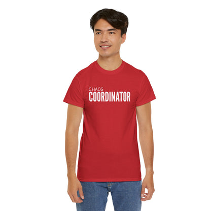 Chaos Coordinator Unisex Cotton Tee, Funny T-Shirt for Moms, Gift for Event Planners, Casual Wear, Birthday Present