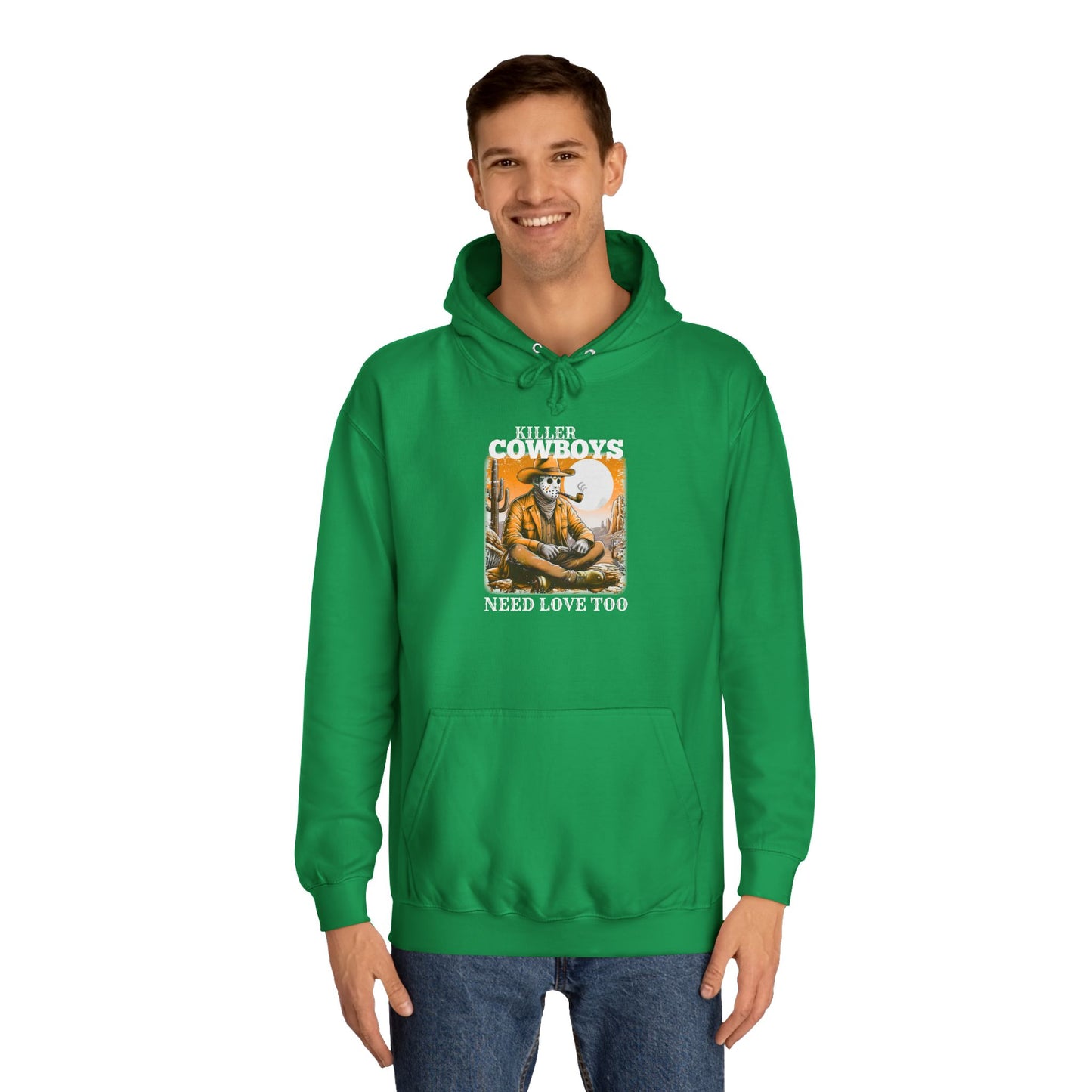 Unisex College Hoodie, Killer Cowboys