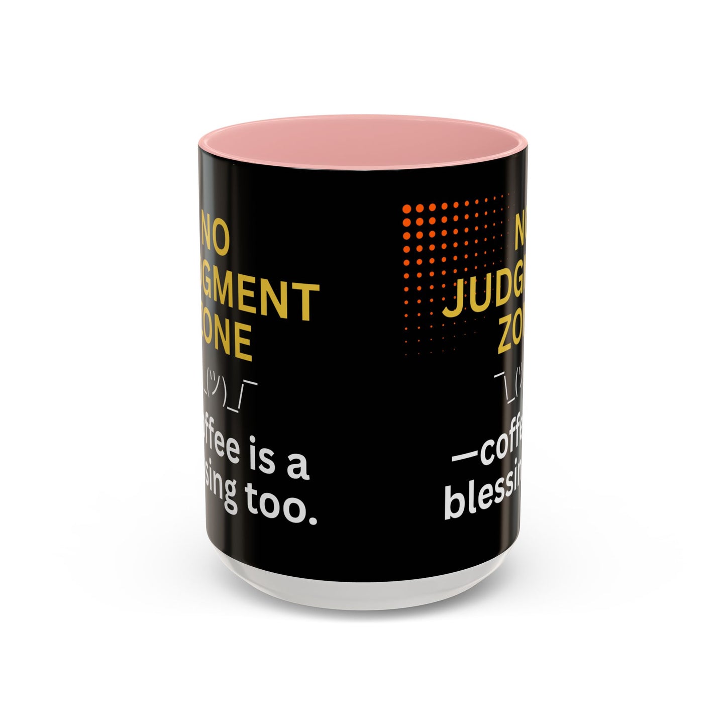 No Judgment Zone Coffee Mug, Funny Gift for Coffee Lovers, Unique Java Cup, Perfect for Birthdays, Inspirational Drinkware