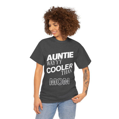 Cool Aunt Unisex Tee - Perfect Gift for Auntie, Family Gatherings, Fun Casual Wear, Birthday Celebration, Mother's Day