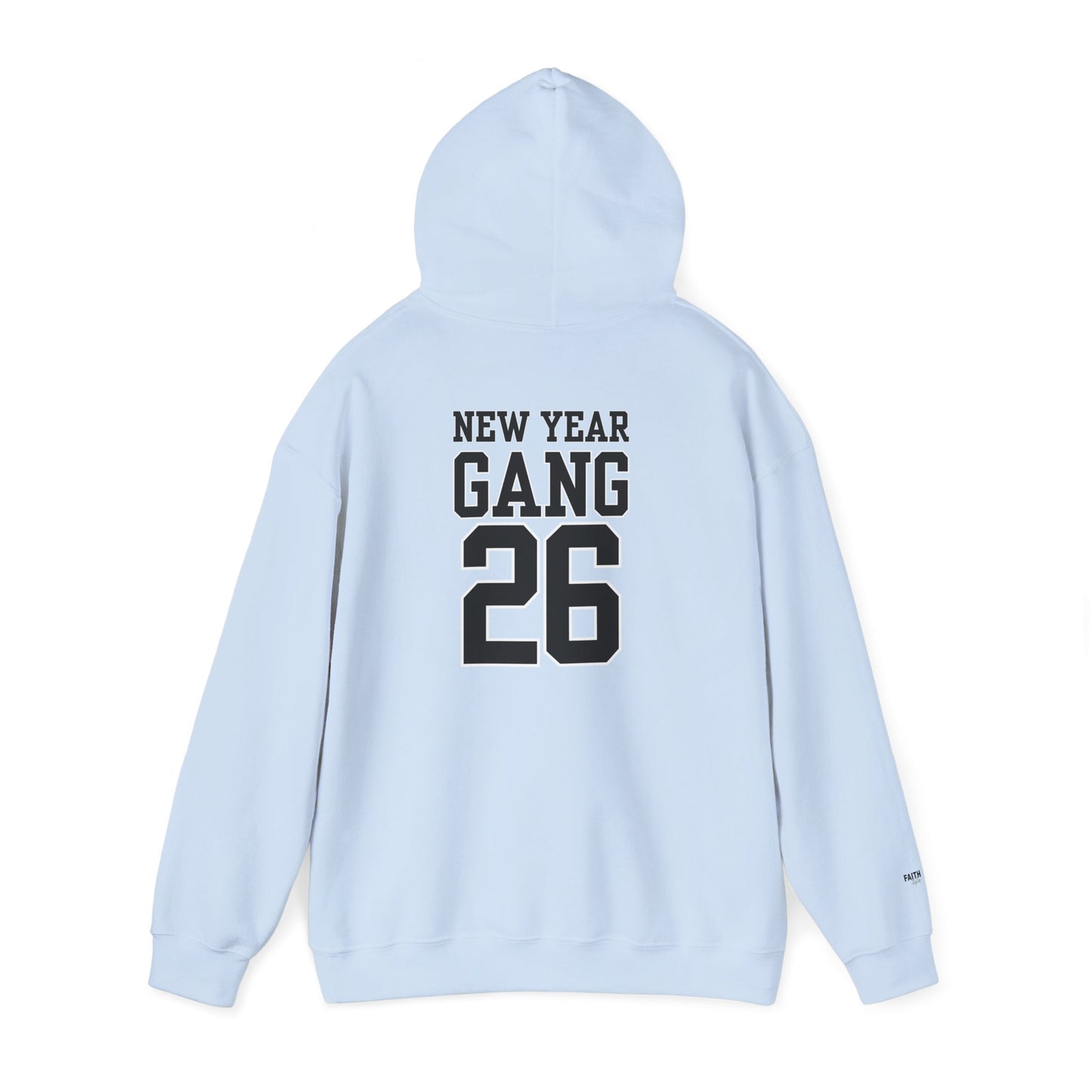 New Year Gang 26 Hoodie — Varsity Style Graphic Pullover