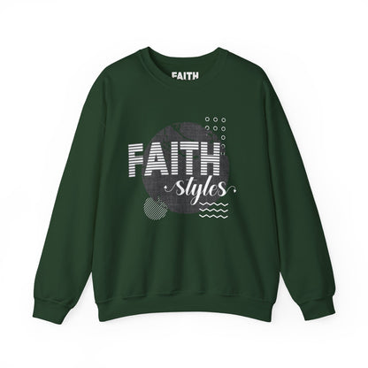 Faith Styles Unisex Heavy Blend™ Crewneck Sweatshirt - Cozy Spiritual Apparel for Everyday Wear, Gift for Friends, Comfort