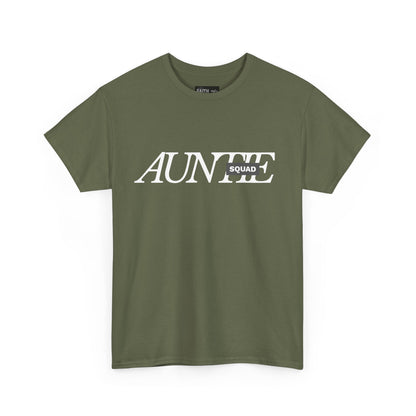 Auntie Squad Unisex Heavy Cotton Tee | Perfect Gift for Aunts | Family Reunion, Birthday, Mother's Day, Casual Wear, Everyday Comfort