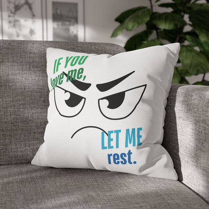 Humorous Pillowcase, Funny Home Decor, Gift for Couples, Bedroom Accent, Rest & Relaxation