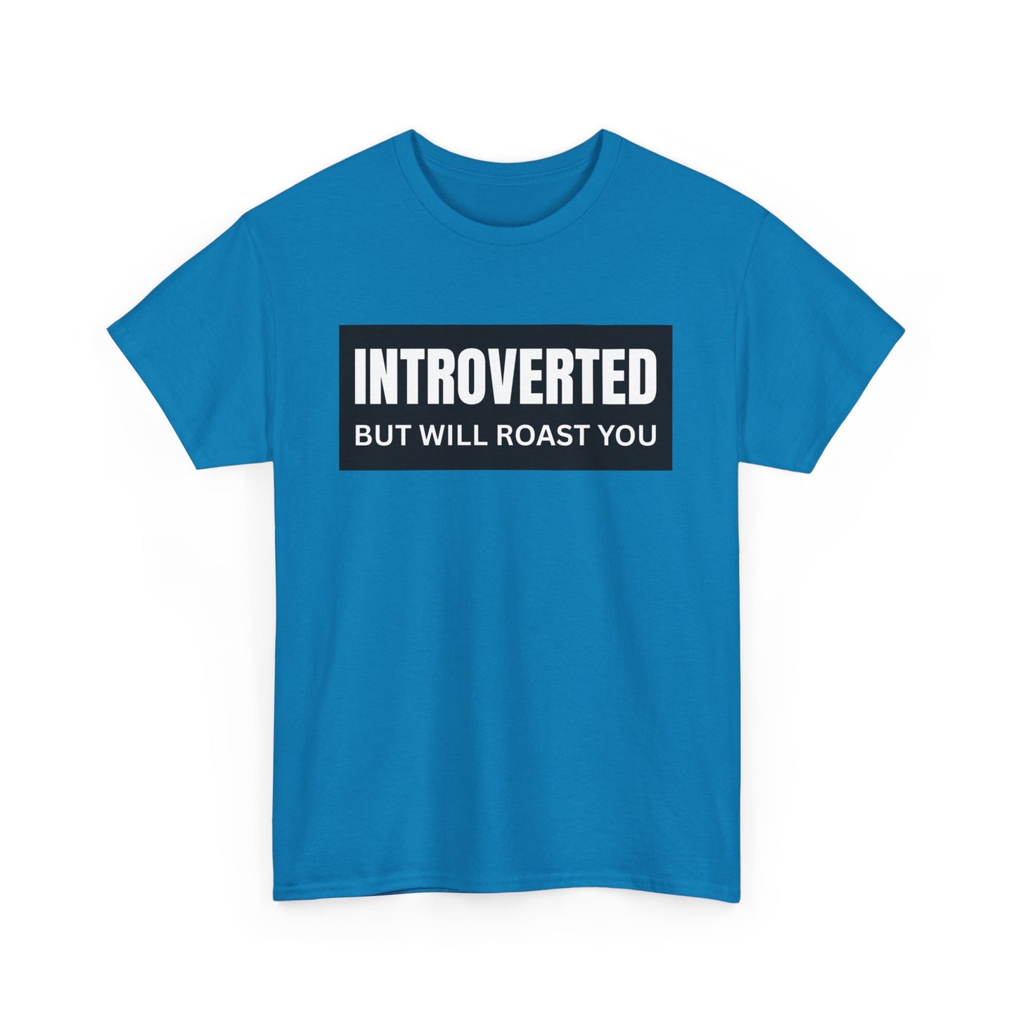 Introverted But Will Roast You Male Tee, Funny T-Shirt for Introverts, Perfect Gift for Friends, Humorous Apparel, Great for Casual [...]