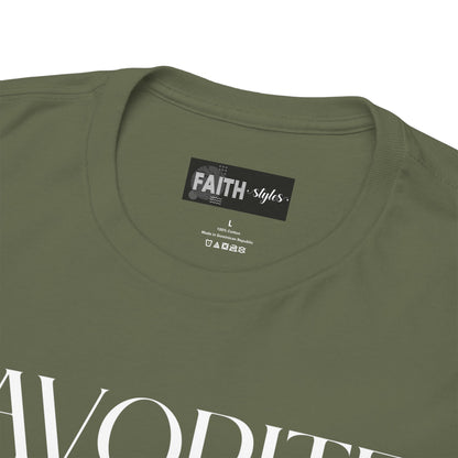 Favorite Brother Unisex Heavy Cotton Tee - Perfect Gift for Siblings, Casual Wear, Birthday, Family Reunion, Everyday Comfort
