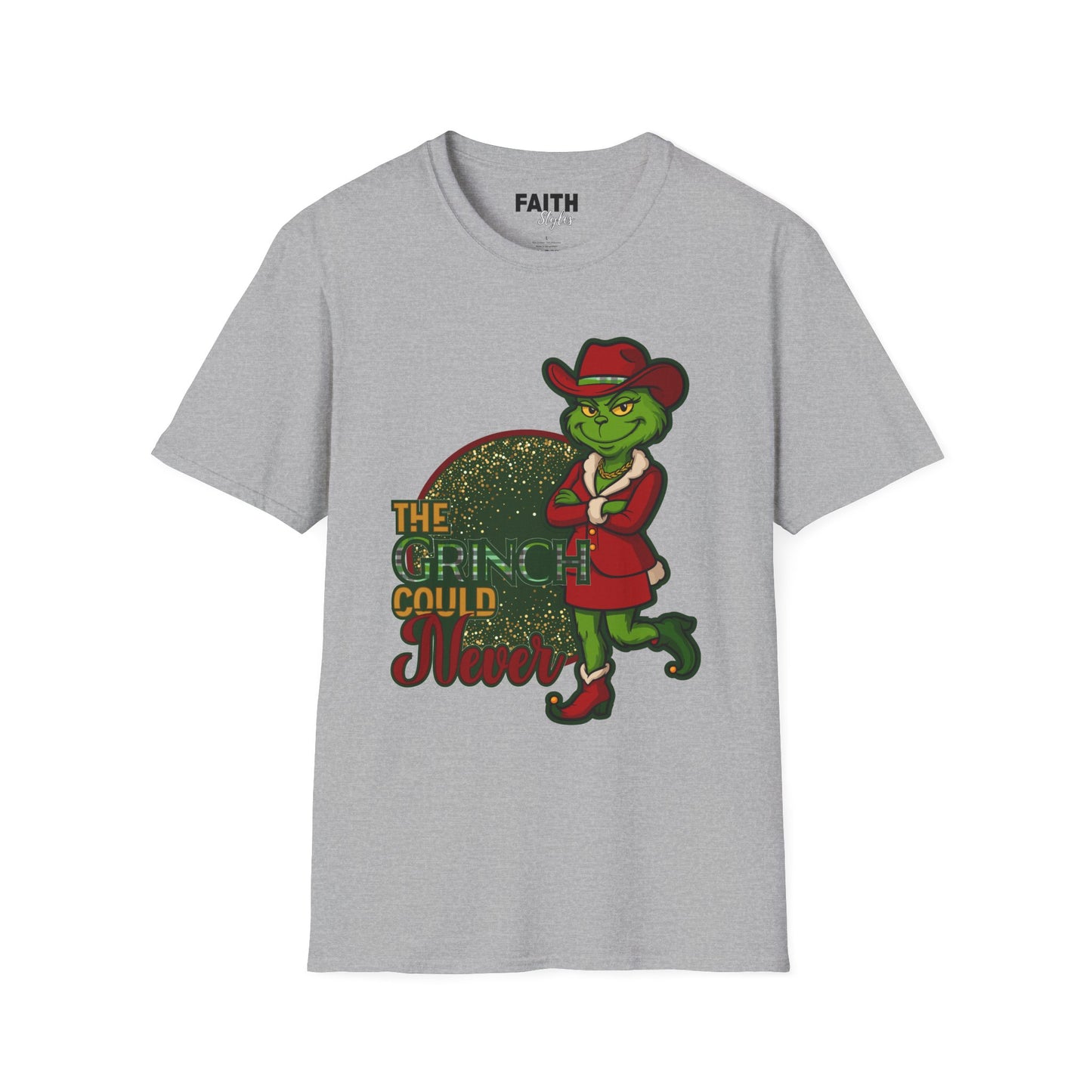 Grinch Inspired Women's Christmas T-Shirt – "The Grinch Could Never" Festive Holiday Tee