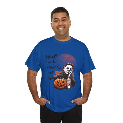 Halloween Graphic Tee, Unisex Cotton T-Shirt, Spooky Autumn Wear, Halloween Costume Top, Funny Horror Shirt