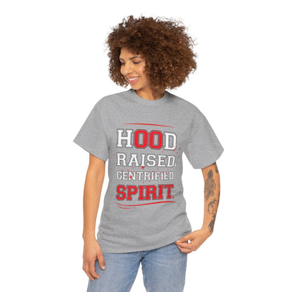 Hood Raised Spirit Unisex Heavy Cotton Tee - Empowering Streetwear