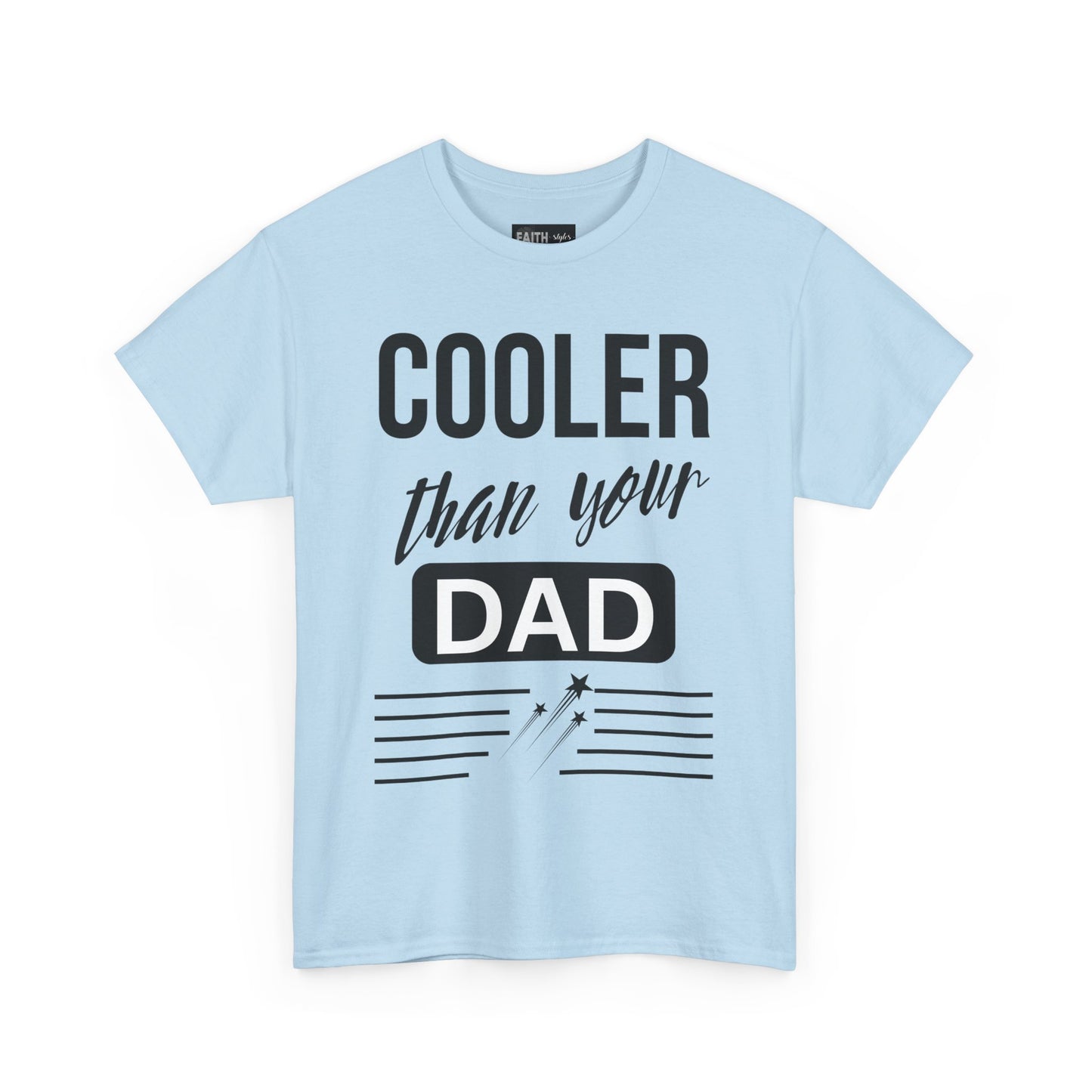 Cooler Than Your Dad Tee - Funny Gift for Dads, Unisex Cotton T-Shirt, Father's Day, Birthday, Casual Wear, Gift for Him, Dad Humor
